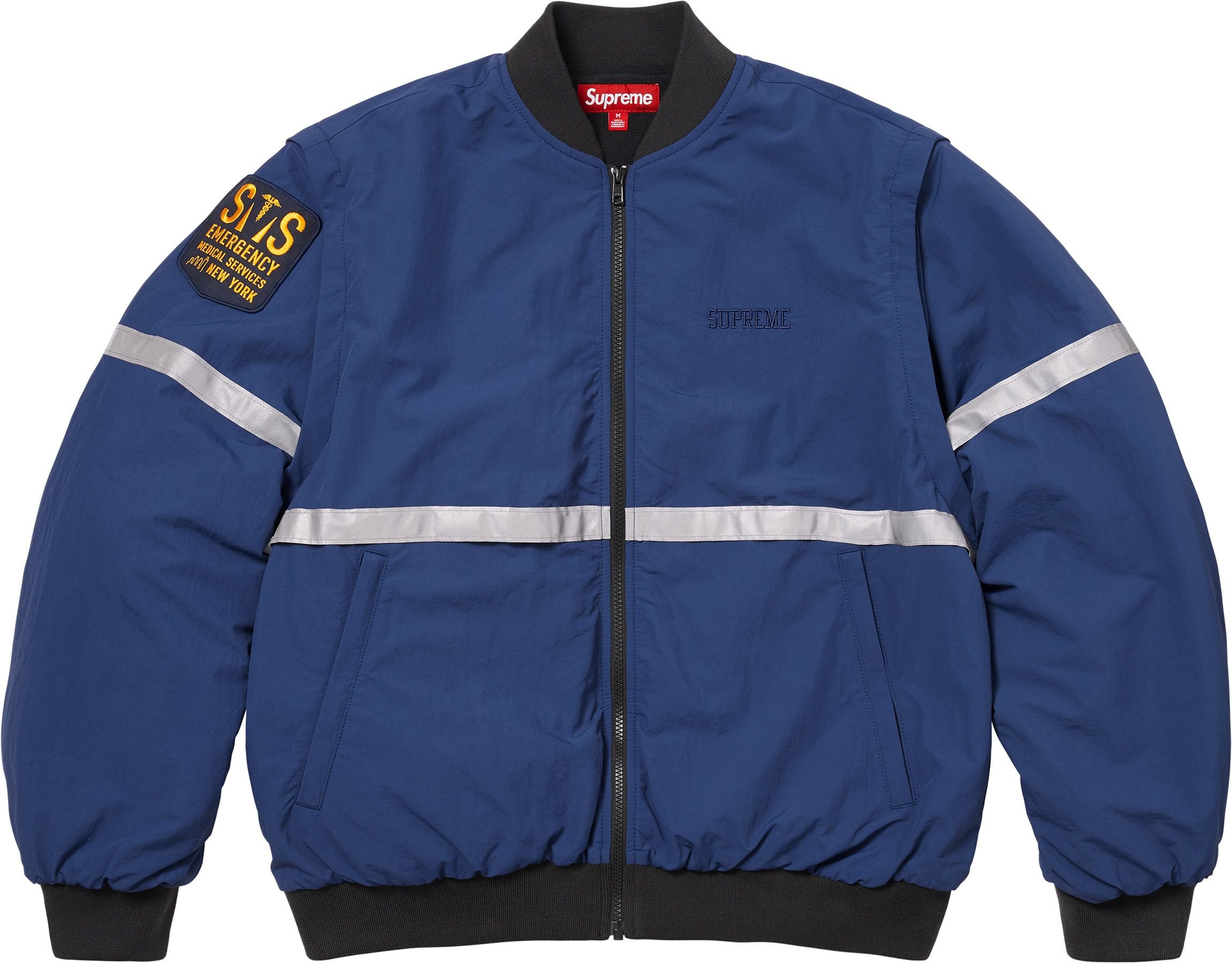Zip-Off Sleeve Reflective Stripe Jacket view 17